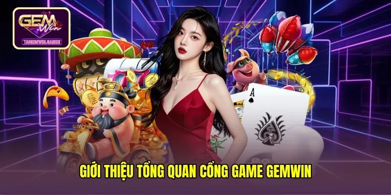 Phong cách đồ họa hoàng gia hiện đại của cổng game Gemwin