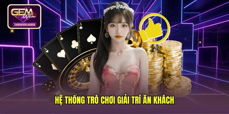 Danh mục game bài cùng sảnh casino trực tuyến tại Gemwin