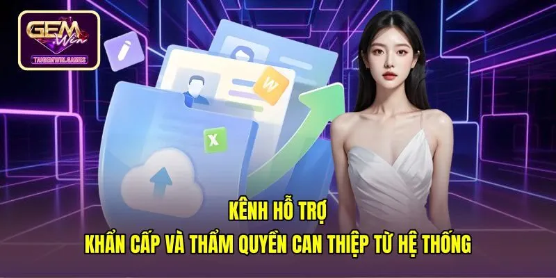 Kênh hỗ trợ chơi có trách nhiệm gemwin xử lý khẩn cấp