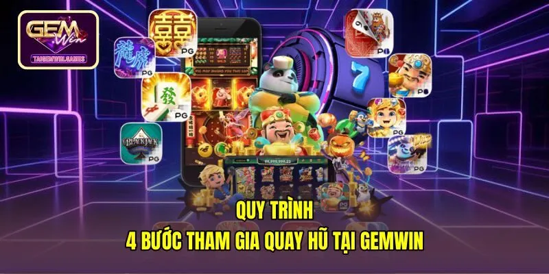 Các bước tham gia quay slot Hội Pháo Đêm Trăng tại Gemwin