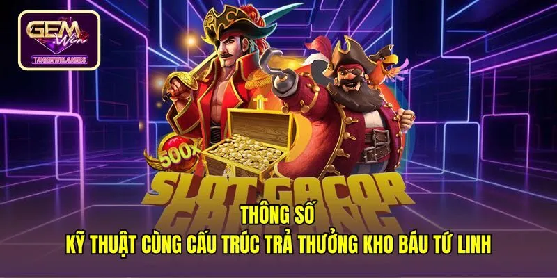 Cấu trúc trả thưởng cùng biểu tượng kho báu tứ linh